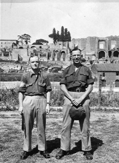 Alfred William Tivey in Rome with the Royal Engineers WWII