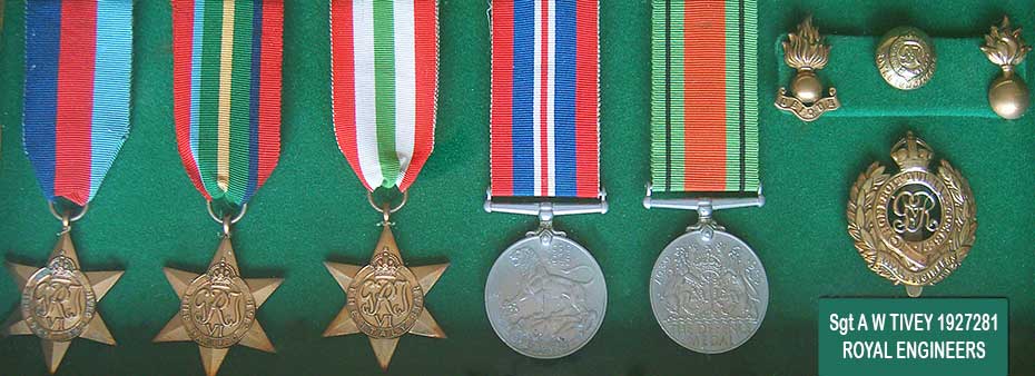Staff Sergeant Alfred William Tivey's Medals