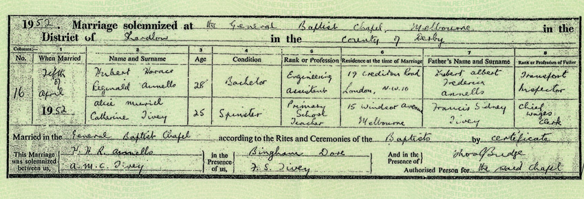 Alice-Muriel-Catherine-Tivey-and-Hubert-Horace-Reginald-Annells-Marriage-Certificate