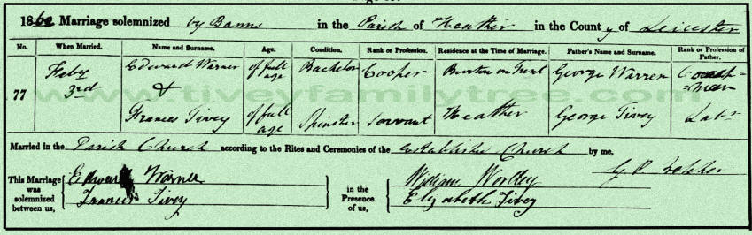Frances-Tivey-and-Edward-Warner-Marriage-Certificate