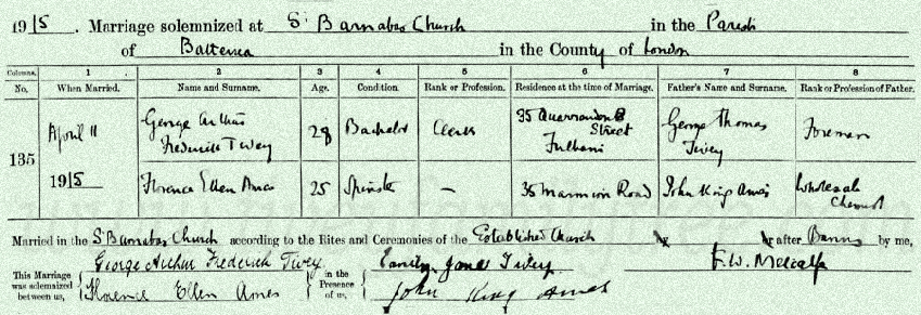 George-Arthur-Frederick-Tivey-and-Florence-Ellen-Ames-Marriage-Certificate