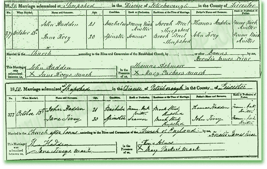 Jane-Tivey-and-John-Hadden-Marriage-Certificate