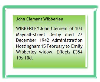John Clement Wibberley Probate Notice