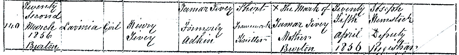 Lavinia-Tivey-Born-Burton-Joyce-Nottinghamshire-1856