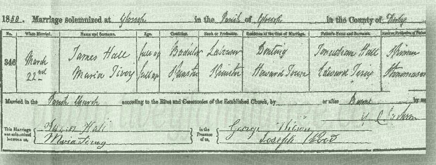 Maria-Tivey-and-James-Hall-Marriage-Certificate