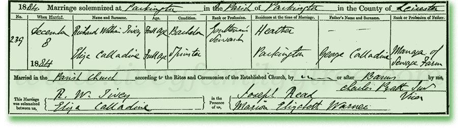 Richard-William-Tivey-and-Eliza-Calladine-Marriage-Certificate