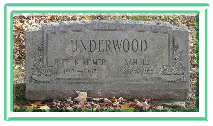 Grave of Samuel Underwood Ancram Cemetery