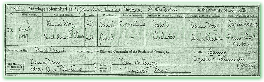 Thomas-Tivey-and-Sarah-Ann-Whitmore-Marriage-Certificate