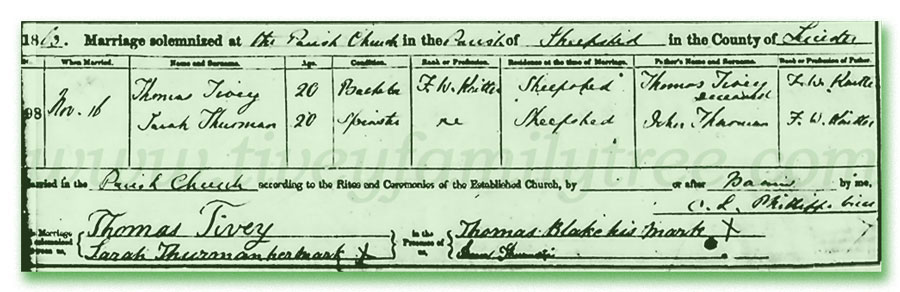 Thomas-Tivey-and-Sarah-Thurman-Marriage-Certificate