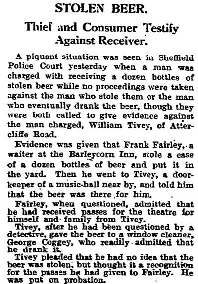 William-Tivey-News-Article-Theft-in-Sheffield-1928