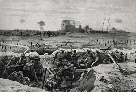 A Scene at Ypres 1917 British Trench